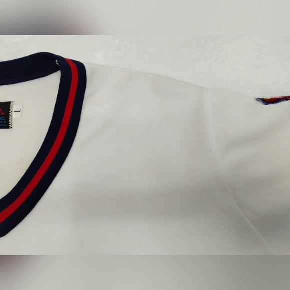 Alpha California Angels jersey original made in USA baseball v-neck pullover - Picture 7 of 14